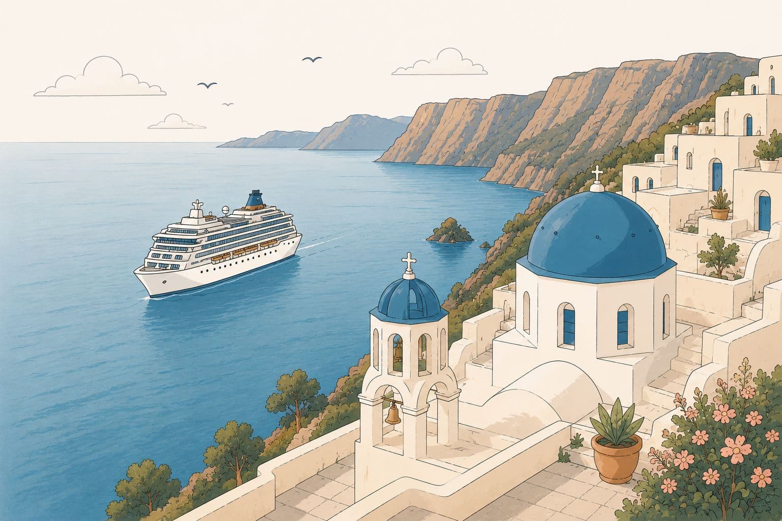 Cruise scene